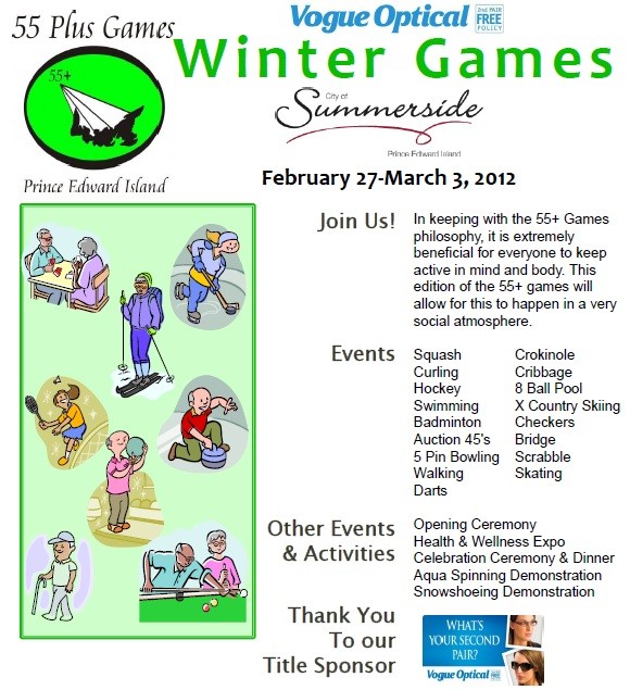 55+ Winter Games